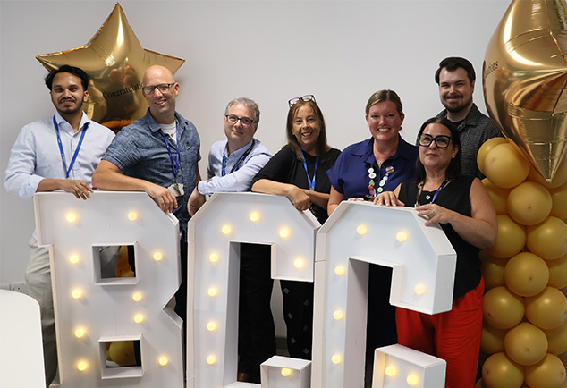 Group of teachers standing together